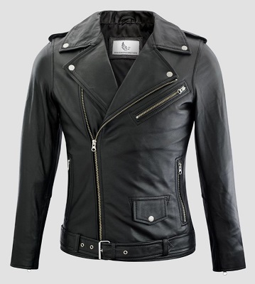 Affordable Black Leather Double Rider Jacket