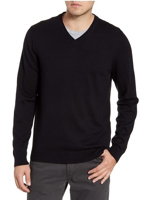 James Bond black v neck sweater alternative