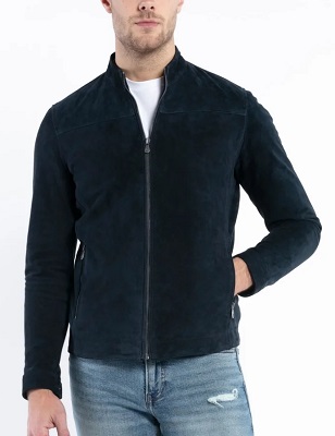 Daniel Craig James Bond SPECTRE Navy Suede Jacket alternative