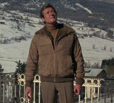 Roger Moore For Your Eyes Only Shearling Jacket
