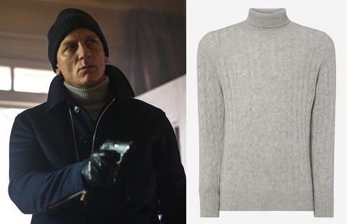 Daniel Craig James Bond NPeal Cashmere Turtle Neck