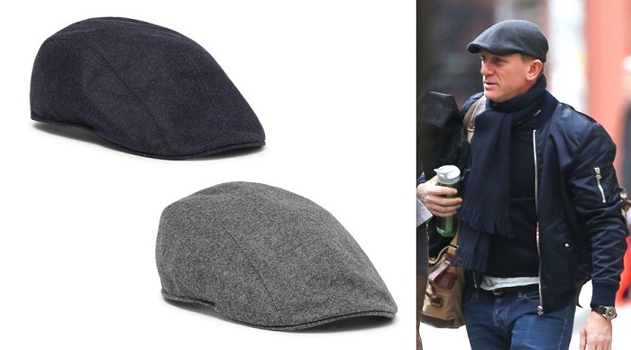 Daniel Craig Brunello Cucinelli flatcaps