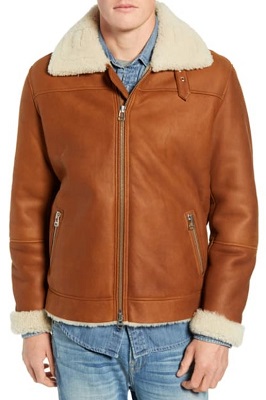 Daniel Craig Style Shearling Jacket alternative