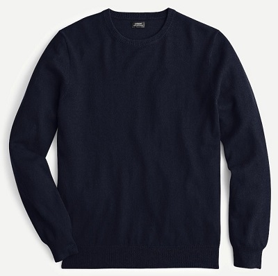 Navy Cashmere Sweater Daniel Craig style
