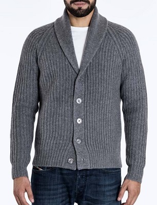 Daniel Craig Prada shawl collar cardigan affordable alternatives