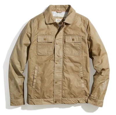 Marine layer best sale waxed jacket