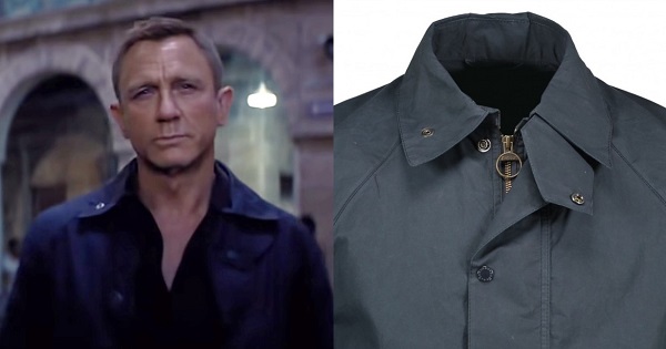 barbour jacket worn by james bond