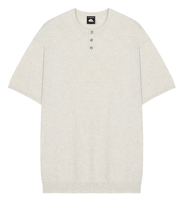 The New Elder Henley Short Sleeve Shirt Raw