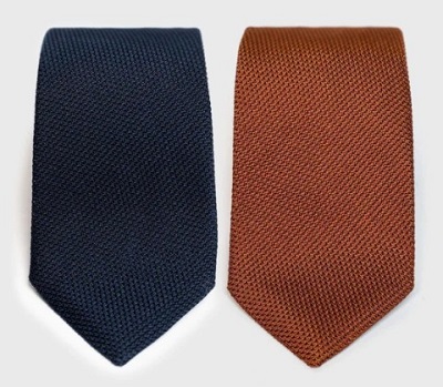 James Bond style grenadine ties