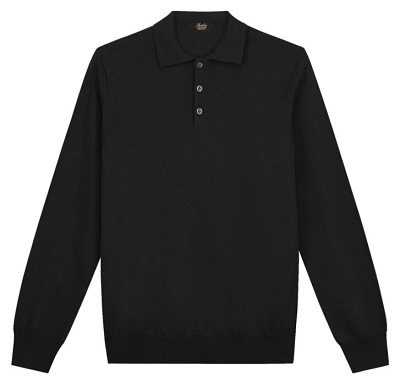 James Bond inspired black polo sweater alternative