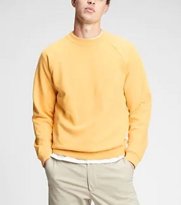 affordable Steve McQueen yellow sweatshirt