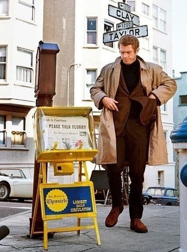 Steve mcqueen yellow store sweatshirt