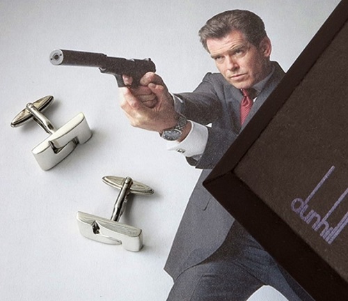Pierce Brosnan James Bond Die Another Day Dunhill Cufflinks