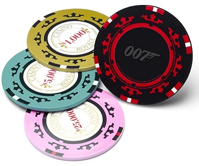 Christmas Wish List James Bond drink coasters