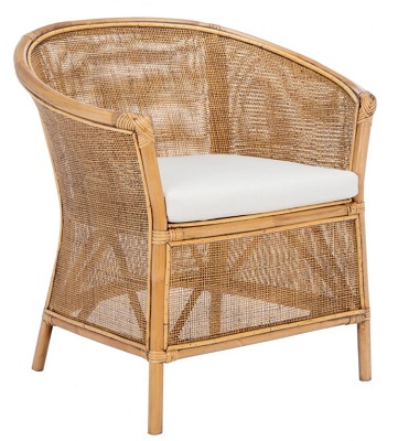 James Bond No Time To Die Jamaica House affordable rattan chair