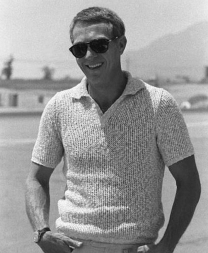 Steve McQueen Knit Polo Cool Style Persols