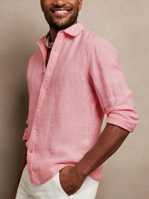 James Bond You Only Live Twice pink linen shirt alternative