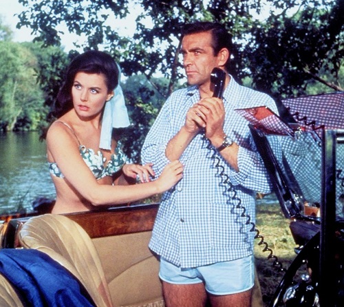 Sean Connery James Bond From Russia With Love Gingham Shirt