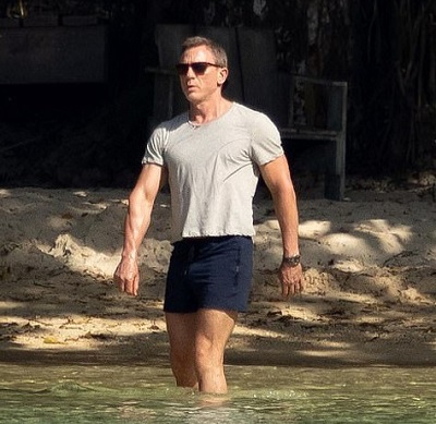 Daniel Craig James Bond No Time To Die Jamaica Swim Shorts