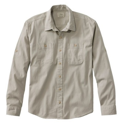 Men's Lakewashed Camp Shirt, Short-Sleeve, Traditional Untucked Fit