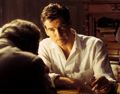 Pierce Brosnan James Bond Die Another Day white linen shirt