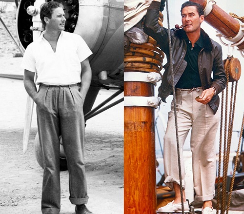 Errol Flynn Golden Age of Hollywood trousers