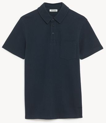 Find your short sleeve polo size – Aurélien