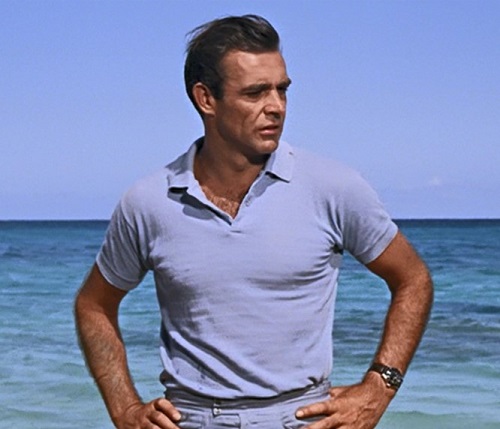 Sean Connery James Bond Dr. No polo shirt 
