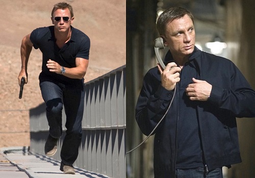 Daniel Craig James Bond Quantum of Solace Harrington Jacket