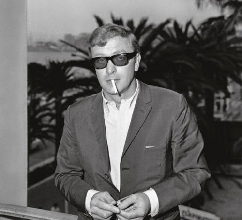 Michael Caine Cannes 1960s sunglasses