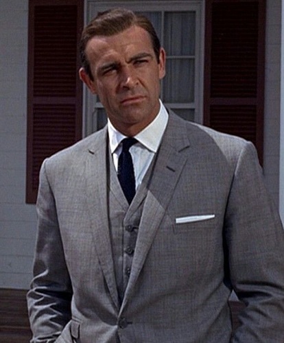 Sean Connery James Bond Goldfinger Glen Plaid suit