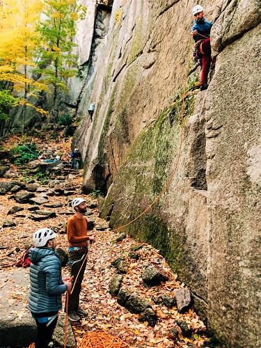 EMS Climbing School Rock Climbing