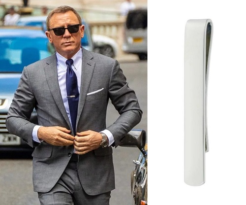 Daniel Craig James Bond No Time To Die Benson and Clegg Tie Slide