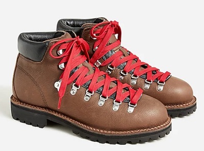 J crew hiking outlet boots