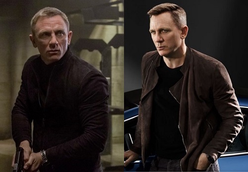 Daniel Craig suede leather jackets SPECTRE James Bond Brunelli Cucinelli