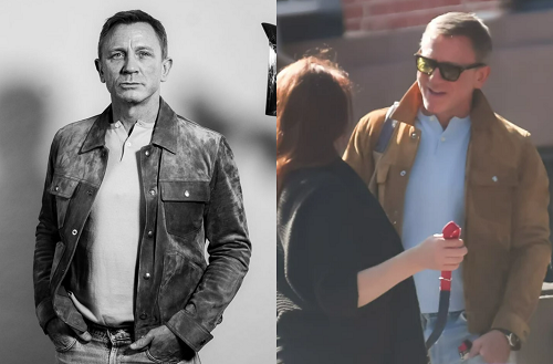 Daniel craig shop suede jacket