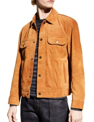 Daniel Craig suede trucker jacket alternative