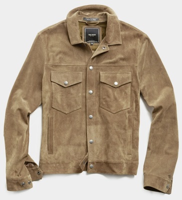 Ryan Reynolds Green Suede Trucker Jacket - Iconic Alternatives