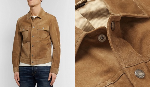 Tom Ford Cashmere Suede Trucker Jacket W/zip Pockets, Tan | ModeSens |  Jackets, Mens vest jacket, Casual wear for men