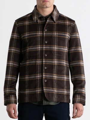 James Bond plaid chore coat affordable alternative