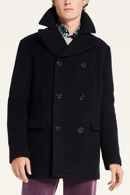 Brooks brothers iconic 2025 wool pea coat