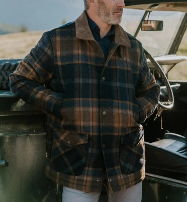 The James Bond Plaid Chore Coat - Iconic Alternatives