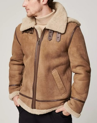 Daniel Craig sheepskin bomber jacket alternative