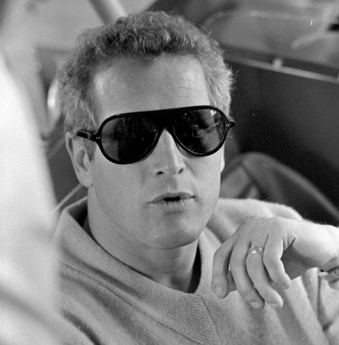 iconic Paul Newman aviator shades
