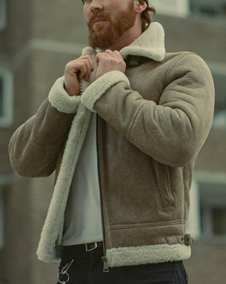 Daniel Craig sheepskin bomber jacket alternative