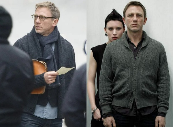 Daniel Craig The Girl With the Dragon Tattoo Style cardigan