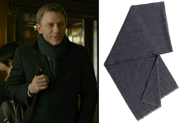 Daniel Craig The Girl With the Dragon Tattoo Style Jil Sander Scarf