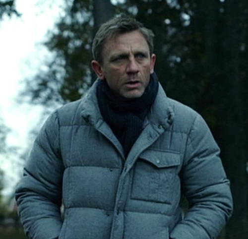 Daniel Craig The Girl With the Dragon Tattoo Style Moncler jacket