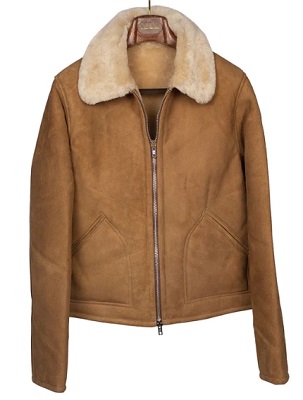 Mens Sheepskin Bomber Coat - Cloud Nine Sheepskin