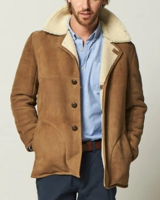 Sheepskin Rancher Coat for men